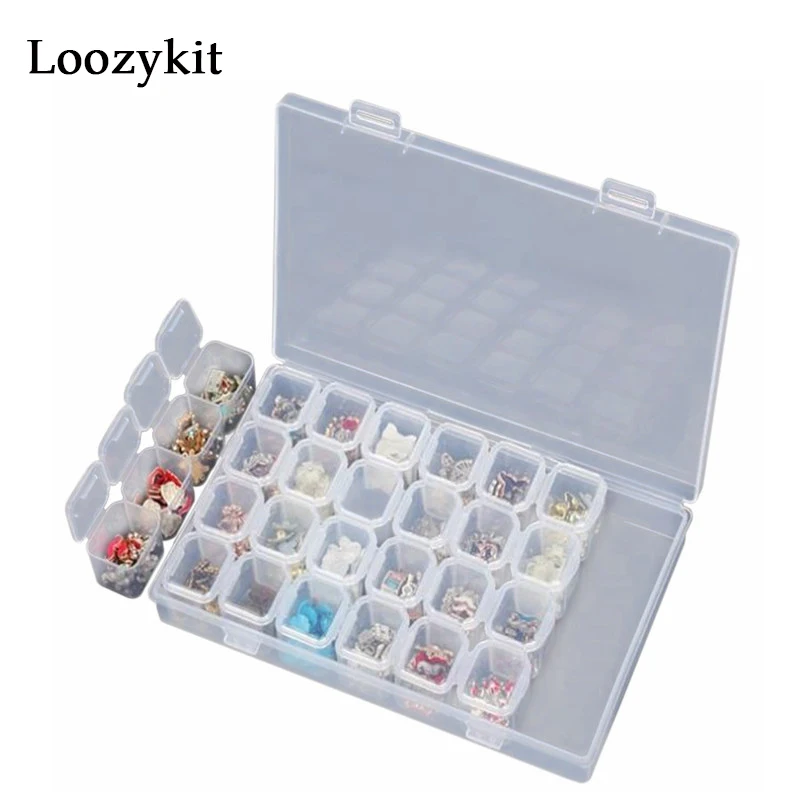 Loozykit пластиковая Рождественская коробка Подарочный органайзер для макияжа
