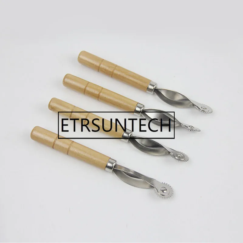 Beste 200 Stks Naaien Tool Kit Met Houten Handvat Praktische Serrate Edge Patroon Tracer Tracing Wiel Tailor Stitch Marker
