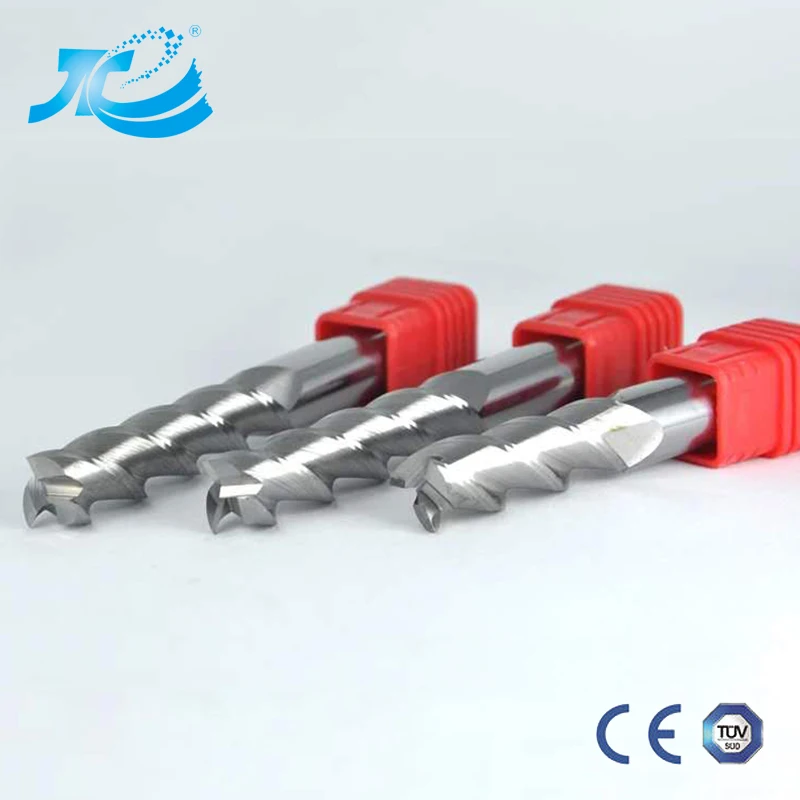 Квадратные карбидные торцевые фрезы HRC55 для алюминиевой без покрытия