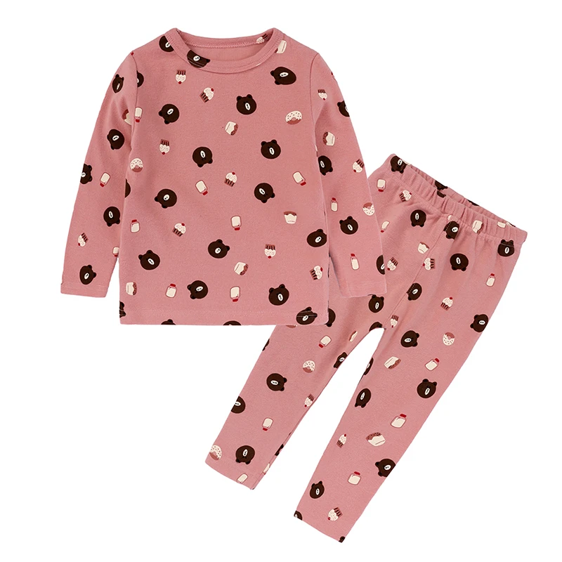 Pajamas for boys girl Clothes children with cotton set of children's clothes pattern from cartoon pajamas TZ542 | Детская одежда и