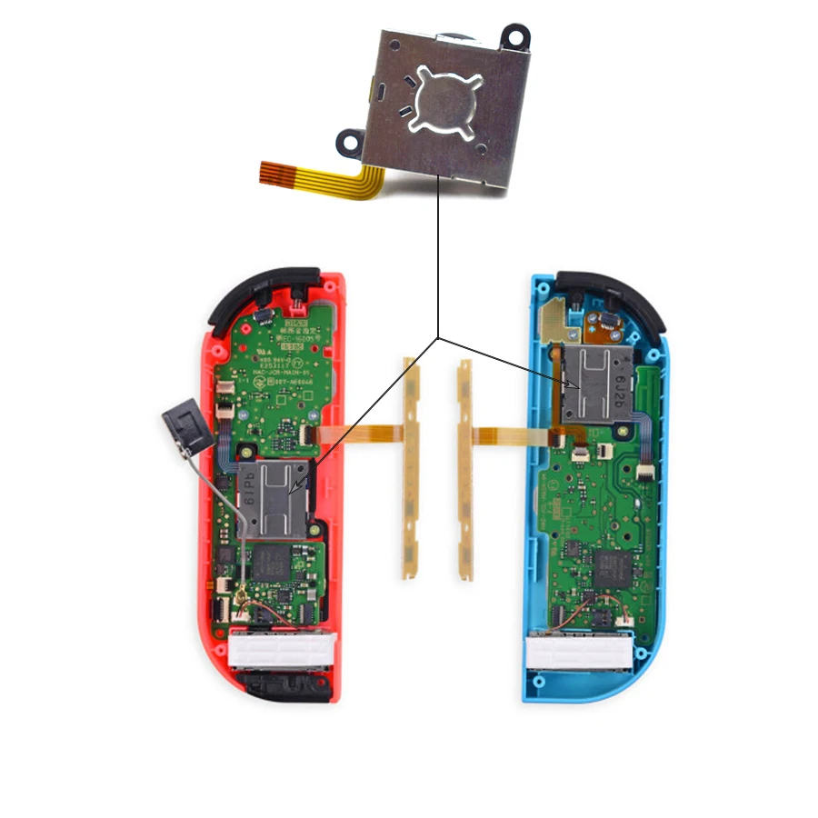 2 Pcs 3D Analog Joystick Rocker Button Sticks Joy-Cons Thumb Stick Replace for Nintend Switch Replacement Nintendo | Электроника