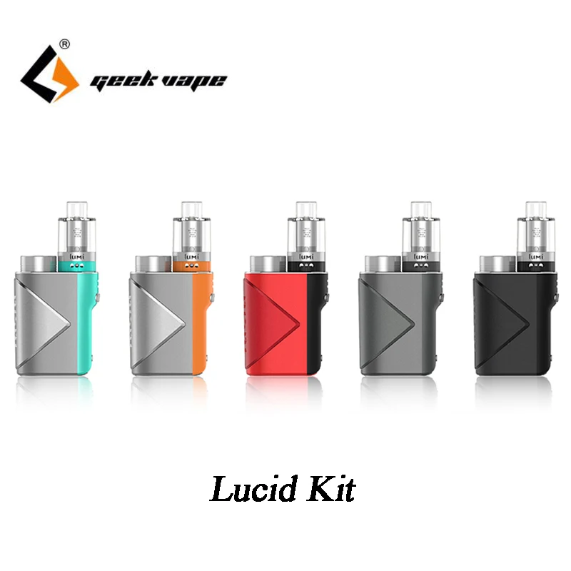 Оригинальный комплект Geekvape Lucid Vape 80 Вт Box Mod 4 мл Lumi Tank Mesh KA1 Coil Fit 18650 батарея и топ
