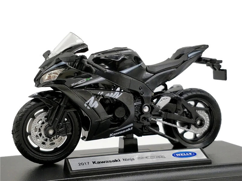 Welly 1:18 Kawasaki NINJA ZX10 RR литой мотоцикл