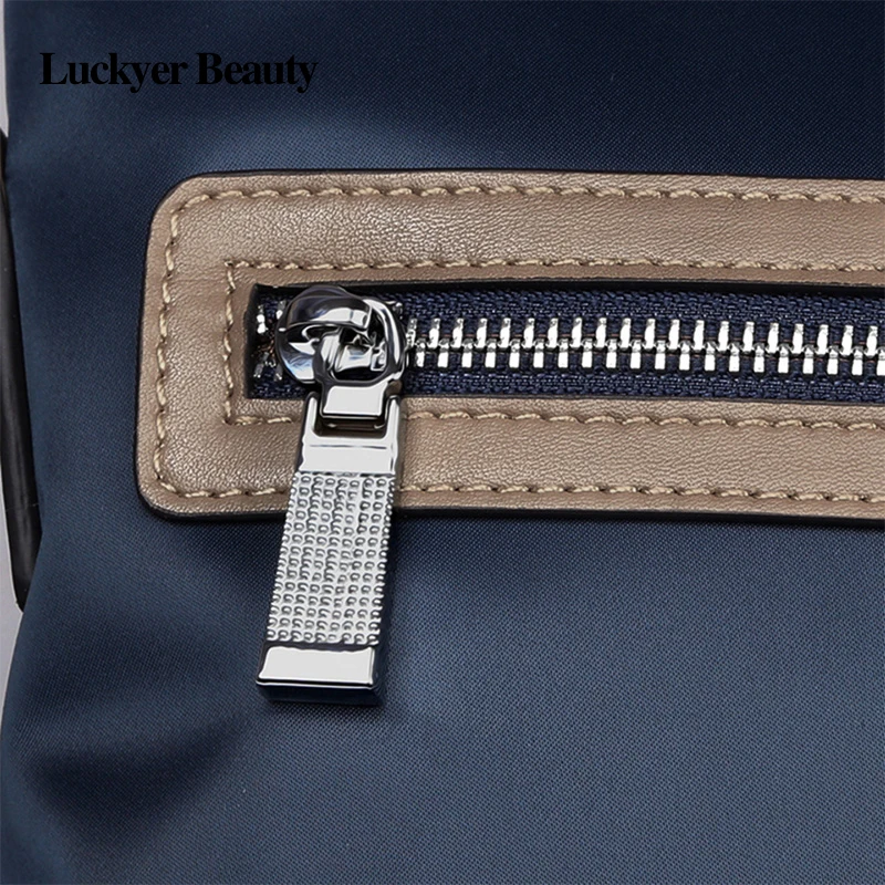 Luckyer Beauty бренд Повседневное Для мужчин мужская сумка на молнии синий Курьерские