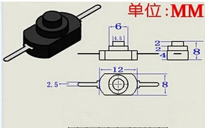 100 шт. кнопочный переключатель для фонарь онаря 30 В 1 А|flashlight switch|electrical mini switchswitches
