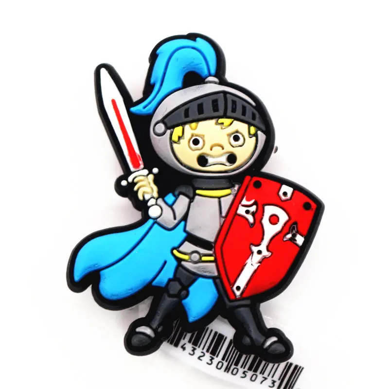 knight Горячая Распродажа; 1 шт.; украшения для обуви в Западном сказочном стиле; очаровательные туфли в стиле русалки и рыцаря; аксессуары для обуви; детские подарки; - Цвет: knight