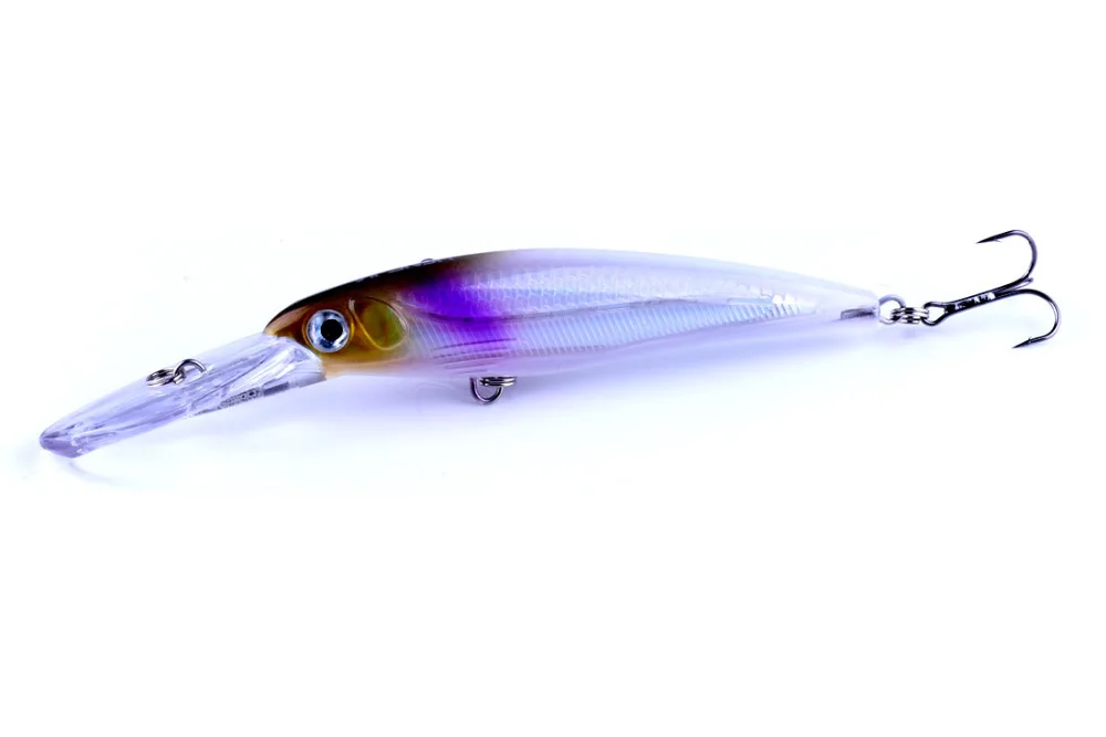 

HENGJIA 1PC hard plastic minnow fishing lures artificial wobbler crankbaits diving swimbaits pesca fishing tackles