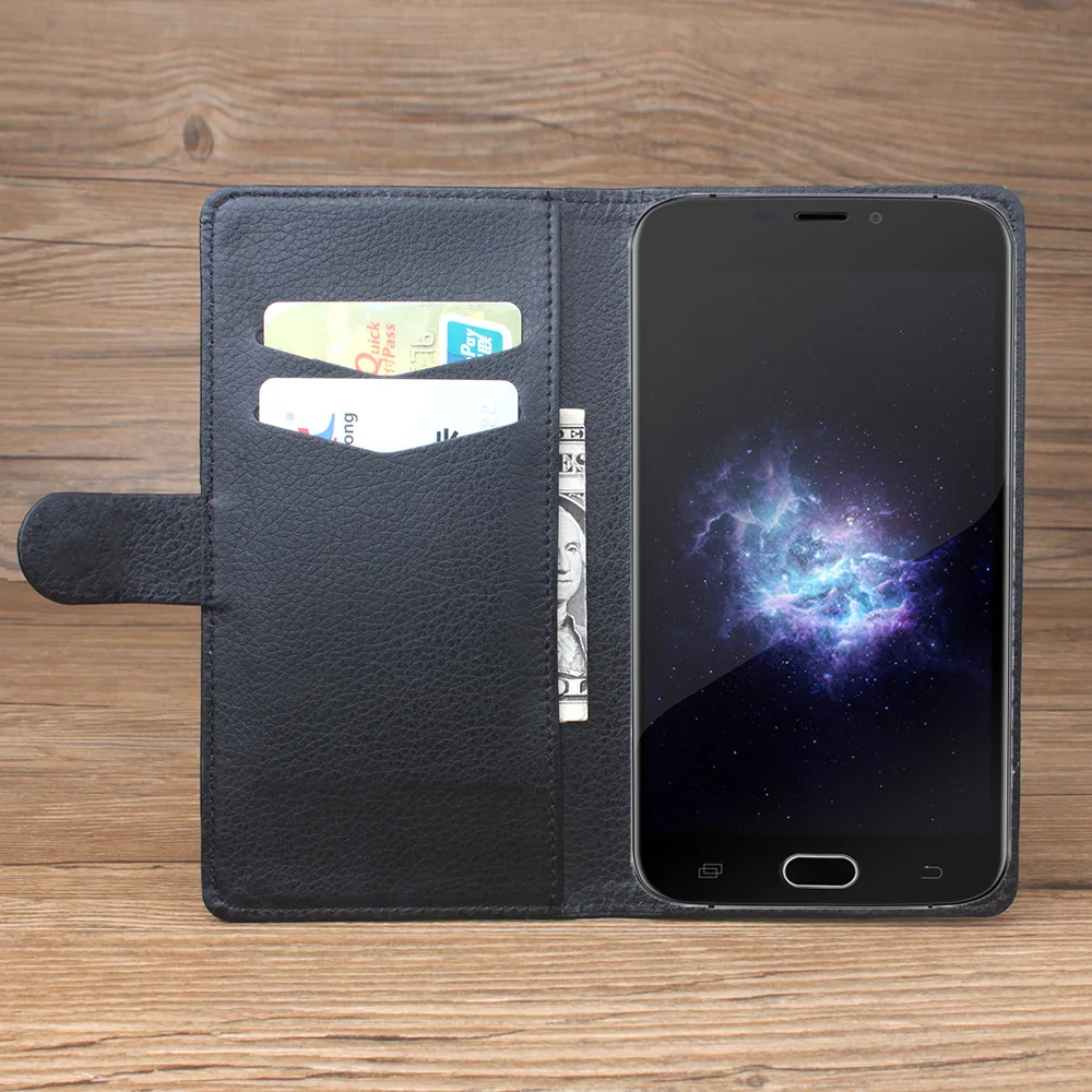 Чехол для Телефона Для Doogee X9 Pro X7 BL5000 класса люкс из искусственной кожи с откидной