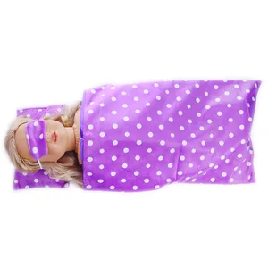 2017 подарок для детей ручной работы модные аксессуары для одежды для 18-дюймовой куклы спальный мешок n1418