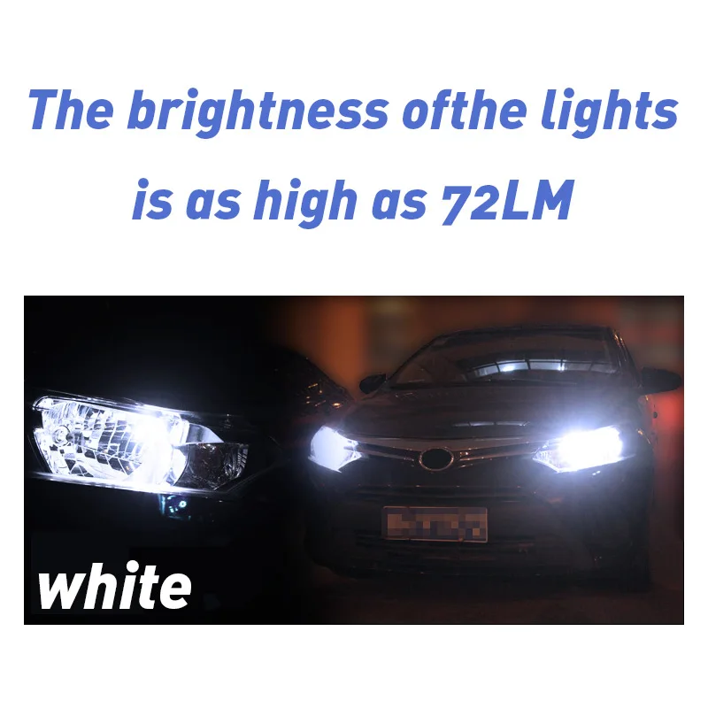 1 шт. светодиодный автомобильный светильник боковой 10 силиконовых ламп 6 5050