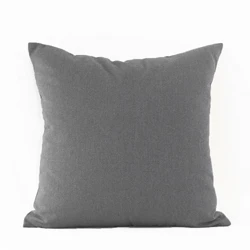 dark grey Essie Home 13 цветов каменная промытая хлопковая полиэфирная наволочка из парусины наволочка для дивана стула - Цвет: dark grey