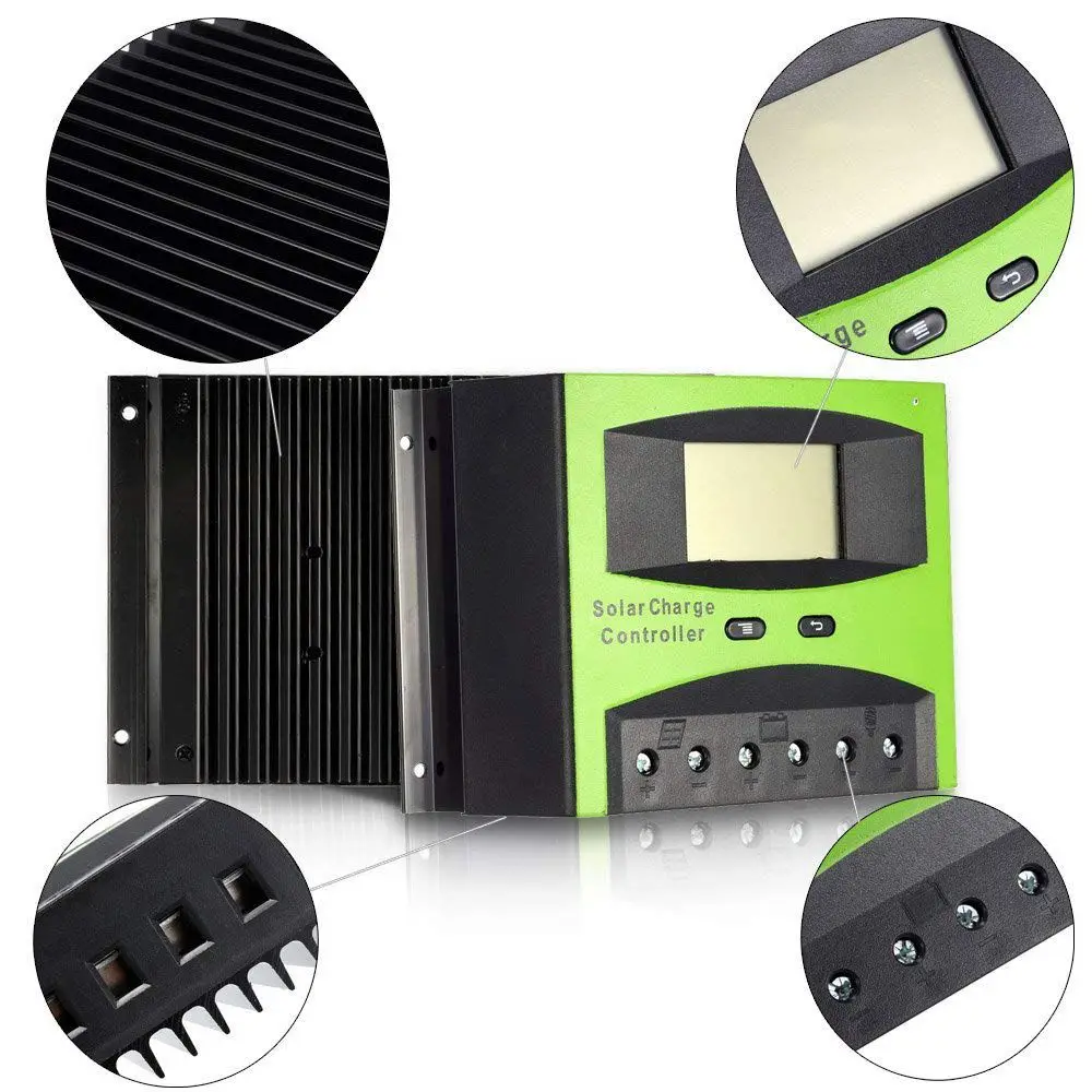 SHGO 12V / 24V PWM регулятором солнечного заряда контроллер Температура компенсации