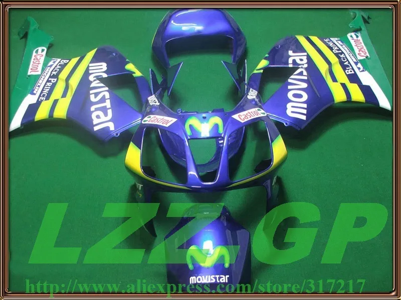 

100%NEW Blue Green VTR1000 SP1 RC51 2000 2001 2002 2003 2004 2005 2006 Fairing Kit F3353F for Honda LZZ.GP