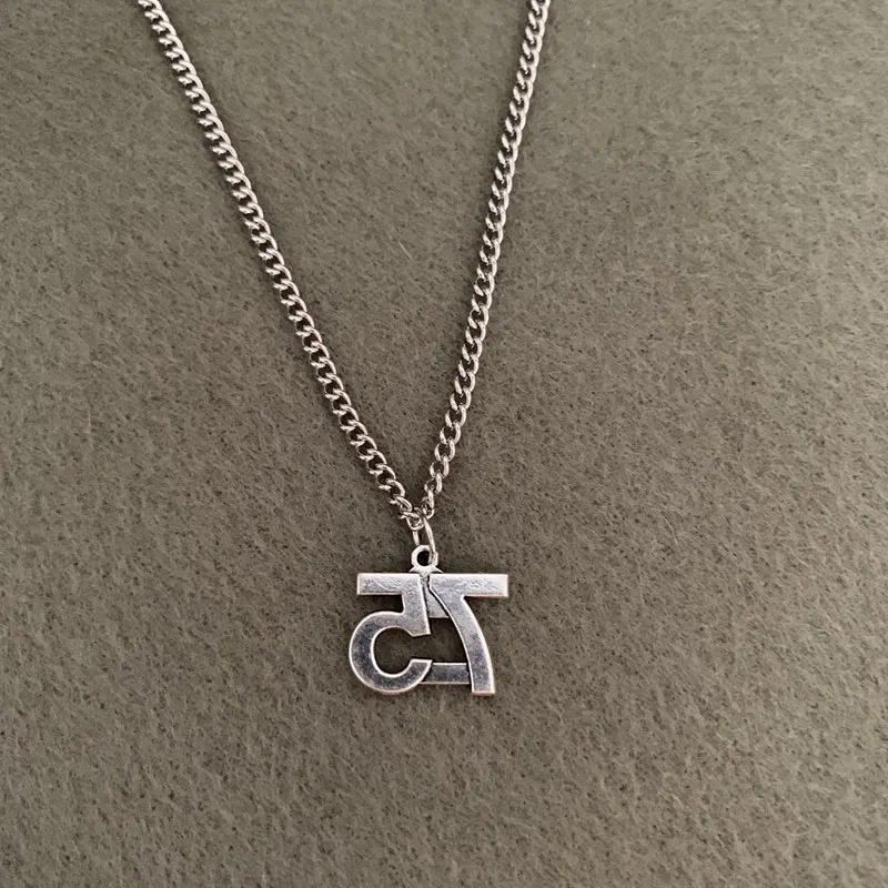 Изысканные античные серебряные подвески с номером 75 ожерелье кулоном ювелирные