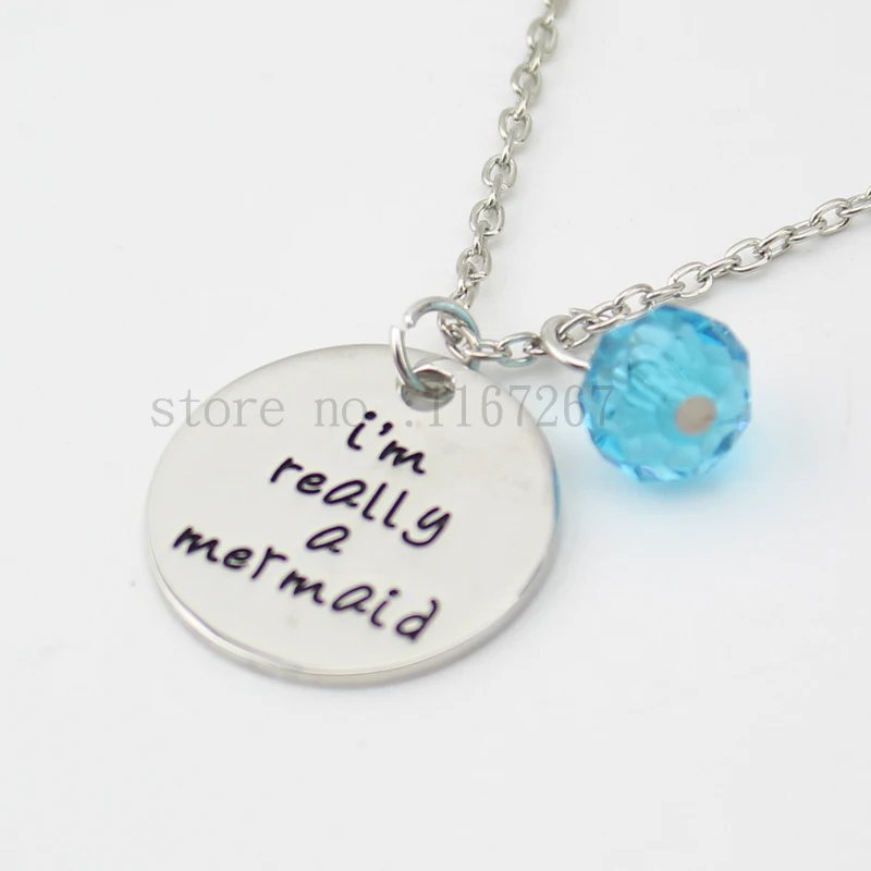 Новинка 2015 ожерелье в стиле Русалочки &quotя действительно русалочка&quot