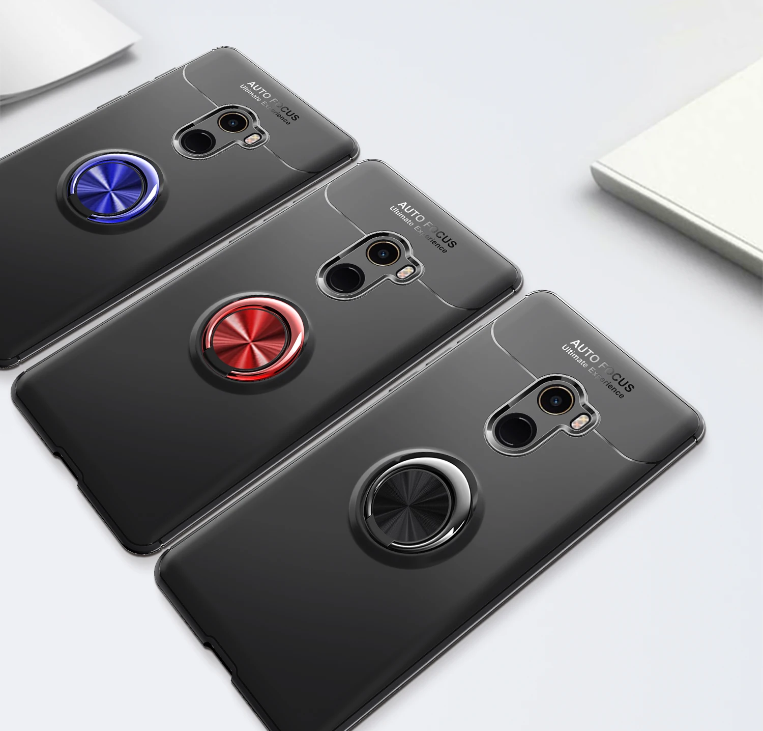 Защитный чехол для Xiaomi Mi MIX 2 автомобильный Магнитный Гибридный с кольцом Xaomi Xiomi