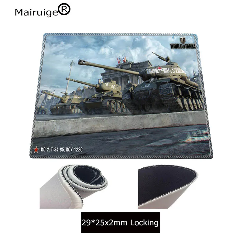Mairuige 90X40 см World of Tanks аниме игровой большой фиксирующий край коврик для мыши L XL игра Персонализированная коврик для мыши для CS GO