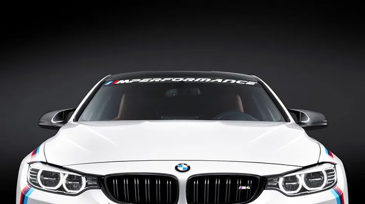 Высококачественные Вырубные Стикеры для BMW M Performance Front Rear наклейка на ветровое