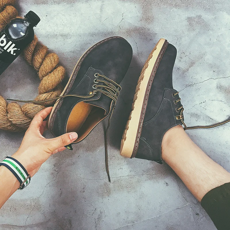 Мужская Дизайнерская обувь Весенняя кожаная повседневная брендовая модная