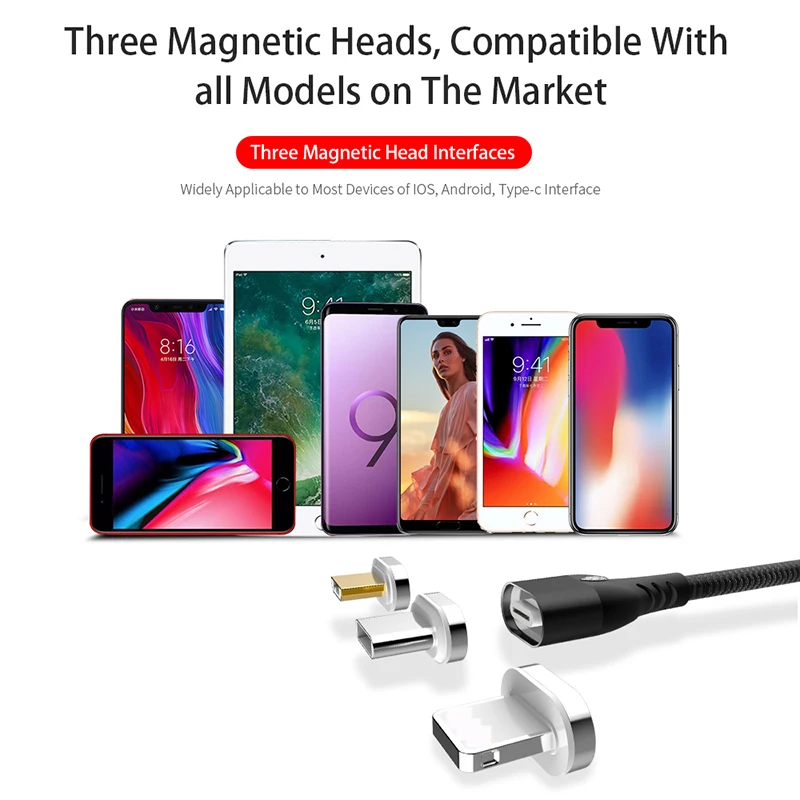 Магнитный зарядный кабель SUNPHG с Micro USB для Samsung S7 A7 2018 быстрое зарядное устройство