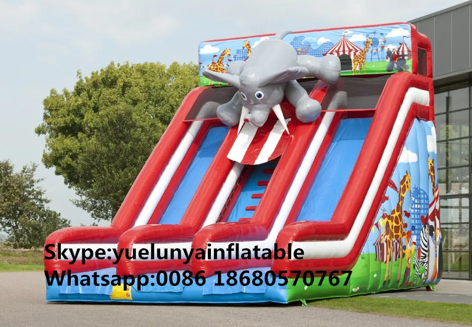(China Guangzhou) manufacturers selling inflatable slides,Elephant slide KY-696