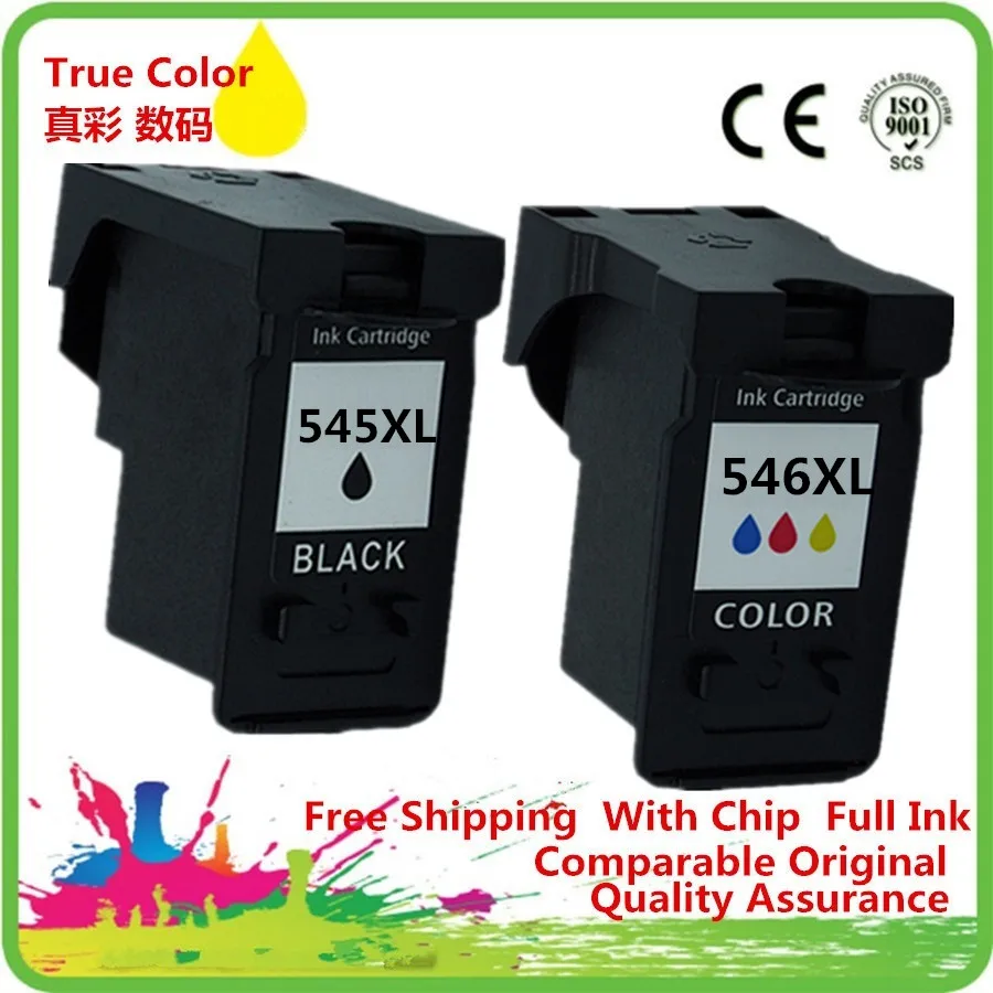 

Картридж с чернилами Восстановленный для Canon PG-545 PG 545 545XL PG545 PG-545XL PG545XL CL-546 CL 546 CL546 Pixma MG2455 MG2550 MG2950