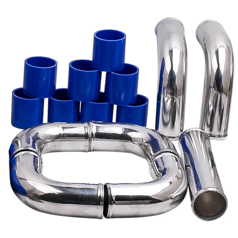 64mm 2.5 Aluminum Universal Intercooler Turbo Piping T-Clamp kits 12 Pieces | Автомобили и мотоциклы