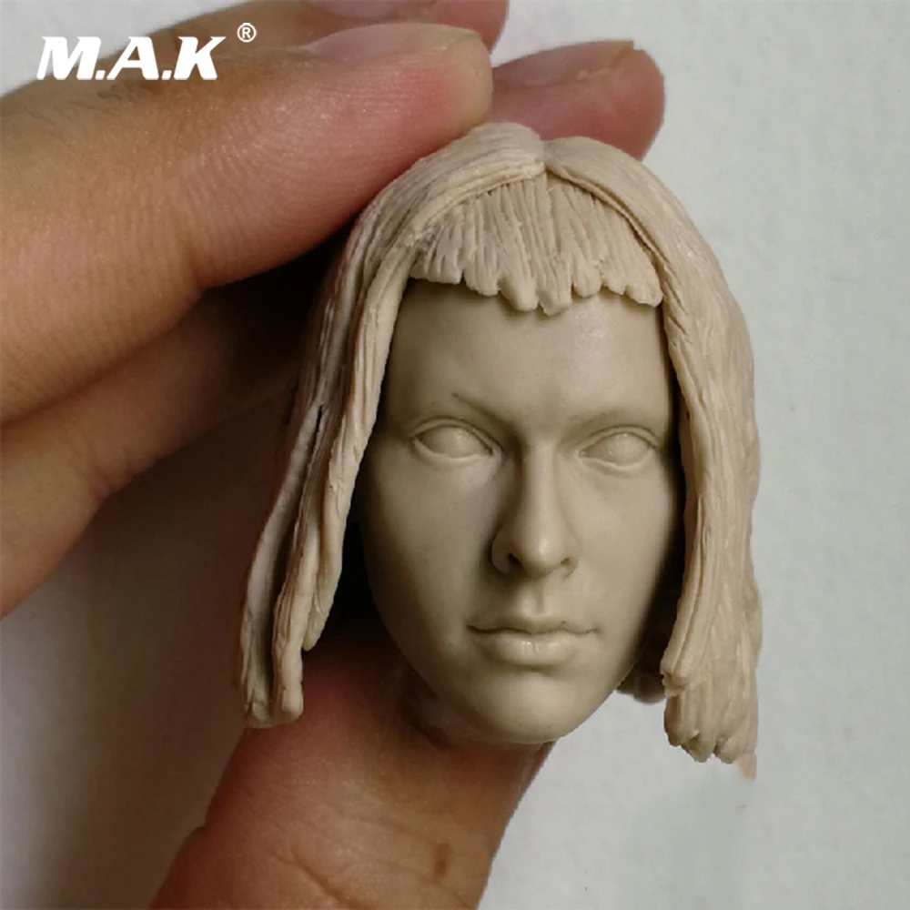 1/6 женский Лилу голова резная обновлены Milla Jovovich головка Скульптура модели