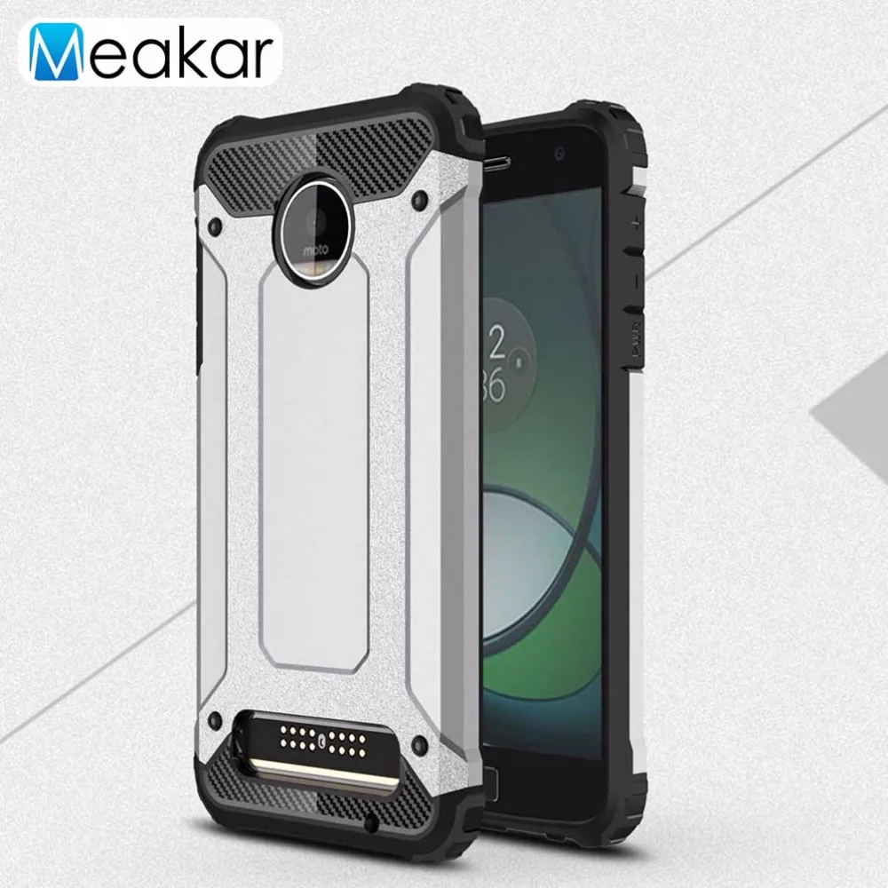 Shockproof Armor Coque Cover 5.5For Moto Z Play Case For Motorola Lenovo Dual Phone Back |