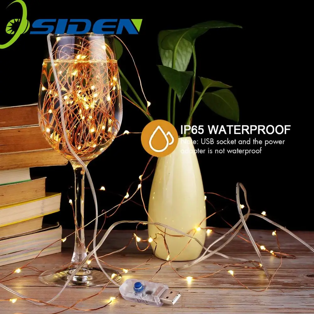 Светодиодная гирлянда 5/10 M/20 M 50/100 Led USB 8, СВЕТОДИОДНАЯ Гирлянда для управления, сказочные гирлянды для свадьбы, Рождества, праздника, декоративные лампы
