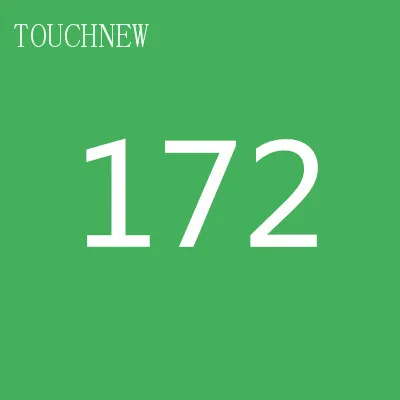 TOUCHNEW на заказ, одноцветные эскизные маркеры на спиртовой основе, двойная головка, кисть, маркеры, ручка для рисования, манга, товары для рукоделия, маркеры - Цвет: 172