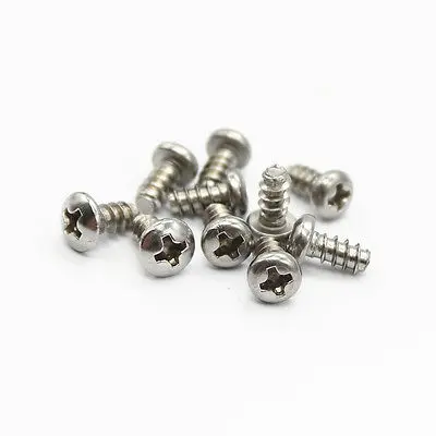 PB M3 * 10 Phillips круглый нарезной винт с плоским концом A2 SS Бесплатная доставка |