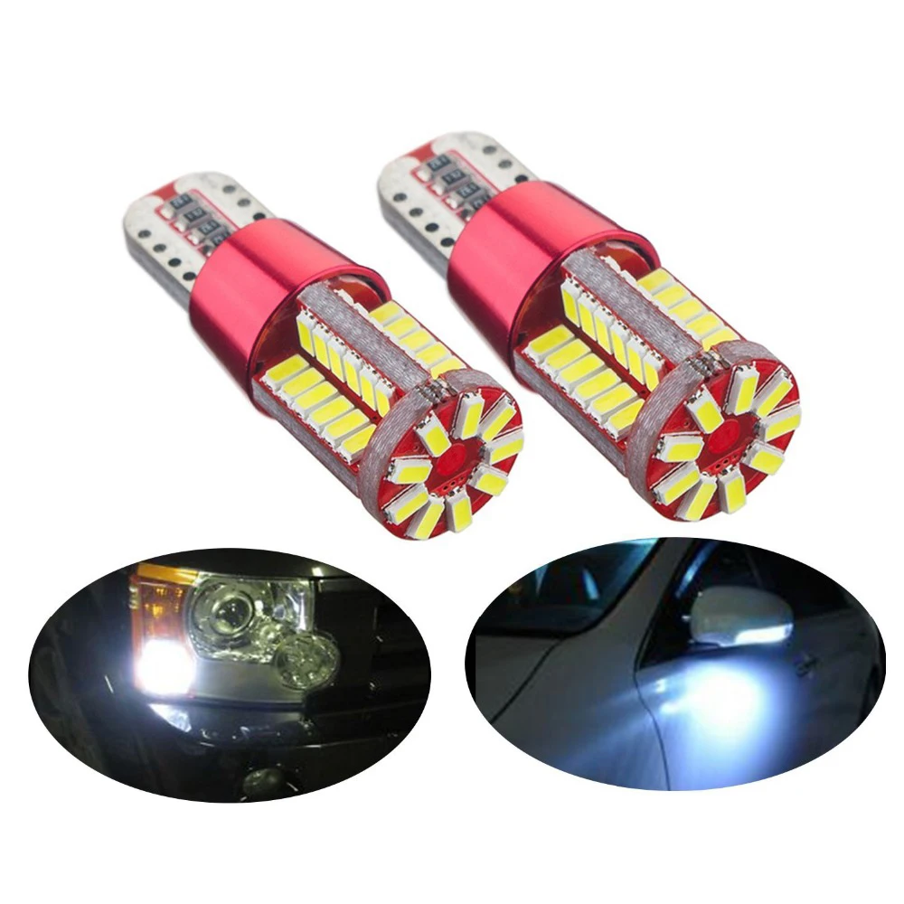 YSY 4 шт./лот canbus led t10 автомобильная светодиодная лампа T10 can шина без ошибок 3014 194 57SMD