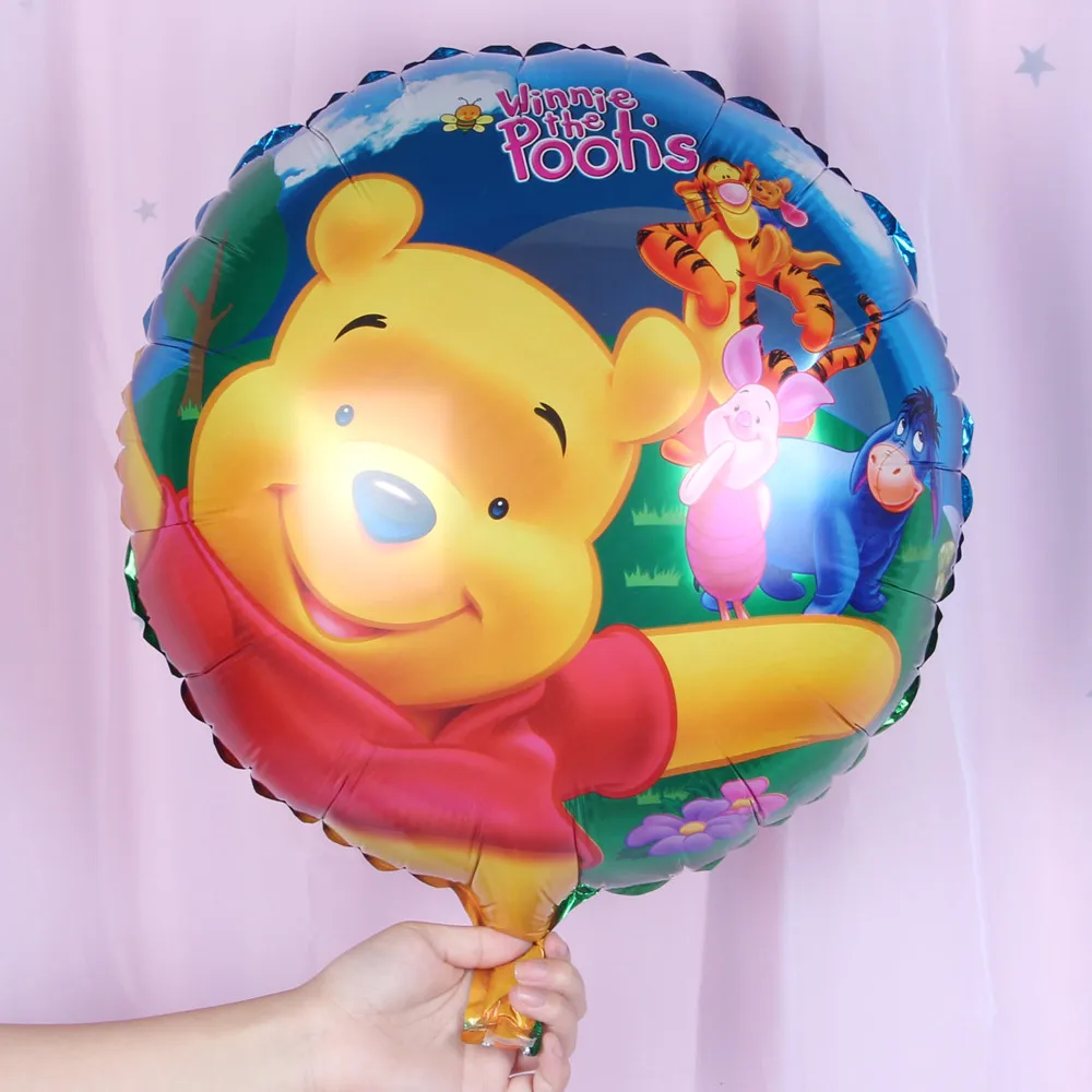 XXYYZZ 10 шт./лот 18 дюймов мультфильм Винни Медведь Фольга воздушный шар День