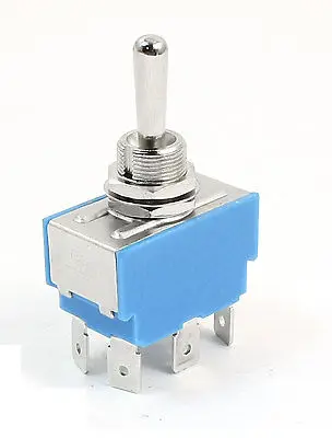 AC 250V 6A DPDT 3 позиционный 6 контактный мгновенный рычажный переключатель|switch switch|switch