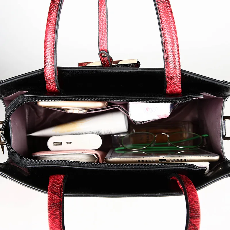 Лакированная кожа серпантин моды Сумки 2018 Для женщин сумка Повседневное женский