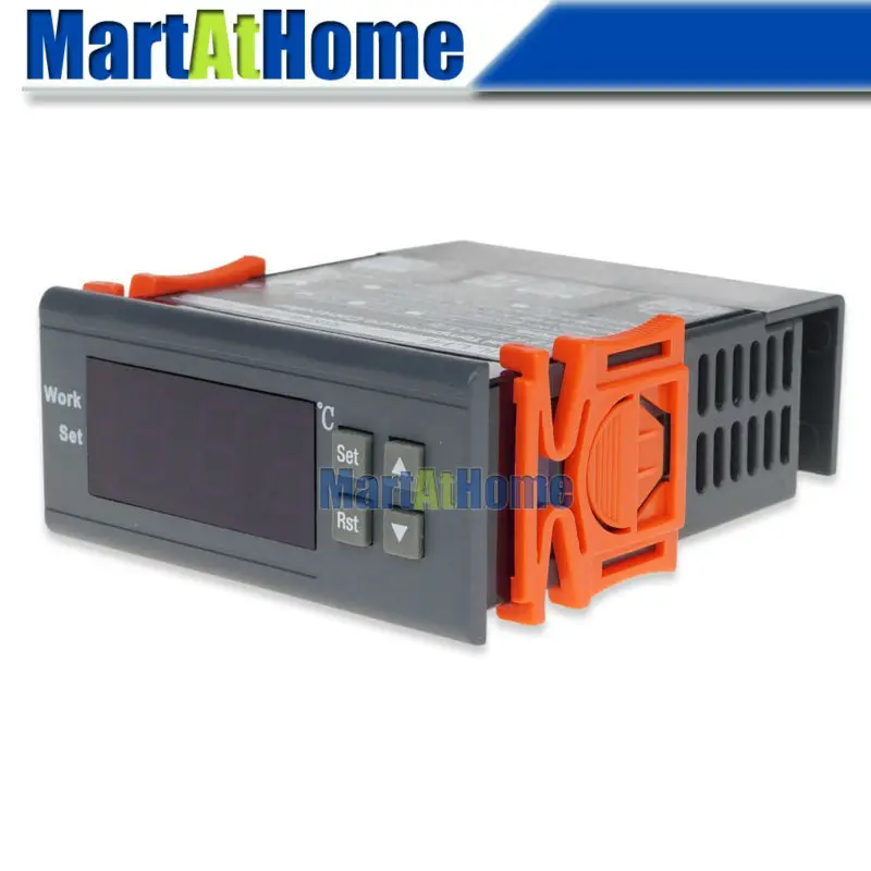 WH7016E 12/24/110/220V 9 ~ 99 C цифровой регулятор температуры электронный термостат с зондом