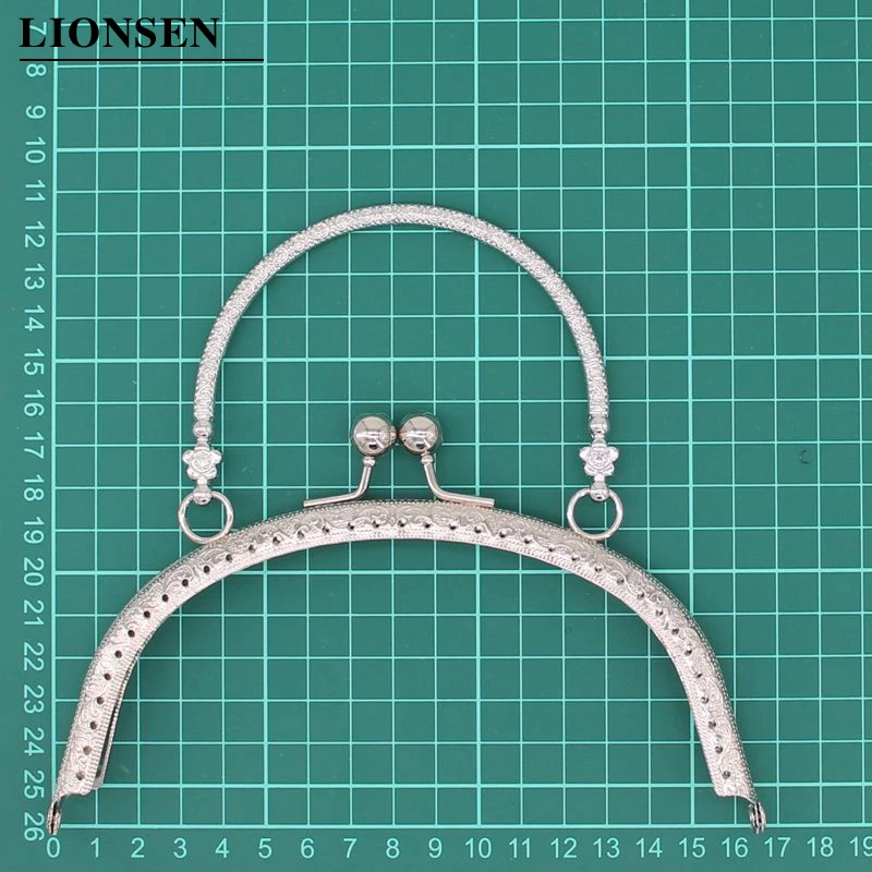 LIONSEN металлическая ручная сумка 5 цветов 16 см рамка с застежкой поцелуй Арка