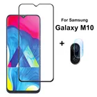 2в1 стекло камеры для Galaxy M10 Закаленное стекло протектор экрана для Samsung Galaxy M10 M20 M30 стекло M 10 20 30 задняя пленка для объектива