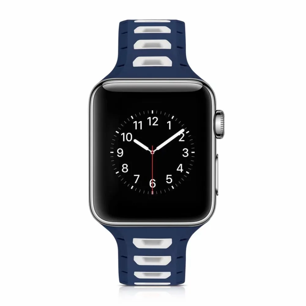 Спортивные ремешки для Apple iPhone часы 42 мм 38 группа iWatch серии 3 2 1 ремешок