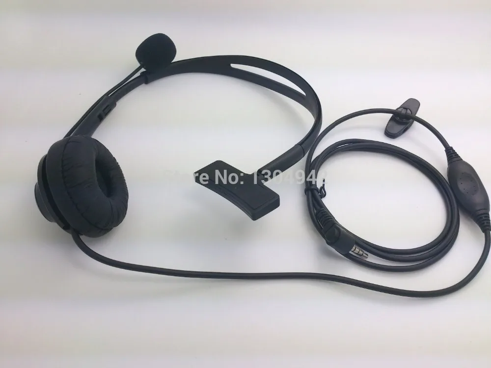 Накладной наушник с микрофоном микрофон шумоподавлением для Yaesu Vertex Radio 1pin 3 5