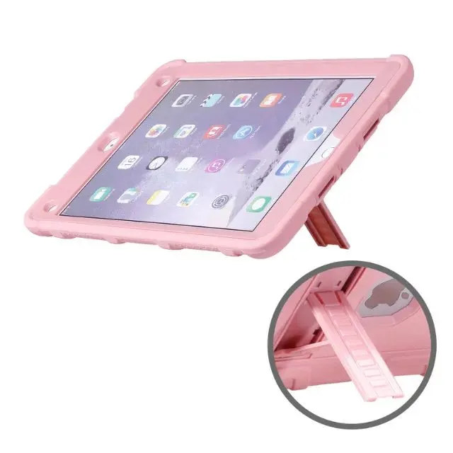 Силиконовая резиновая задняя крышка из ТПУ и поликарбоната для iPad 2017 2018 9 7 дюйма