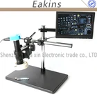 Промышленный Цифровой видеомикроскоп 36MP Full HD 1080P 60FPS HDMI USB 300X180X, видеокамера с ЖК-монитором 10,1 дюйма
