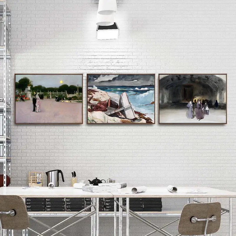 Украшение дома художественные настенные картины Фро гостиная холст с печатью