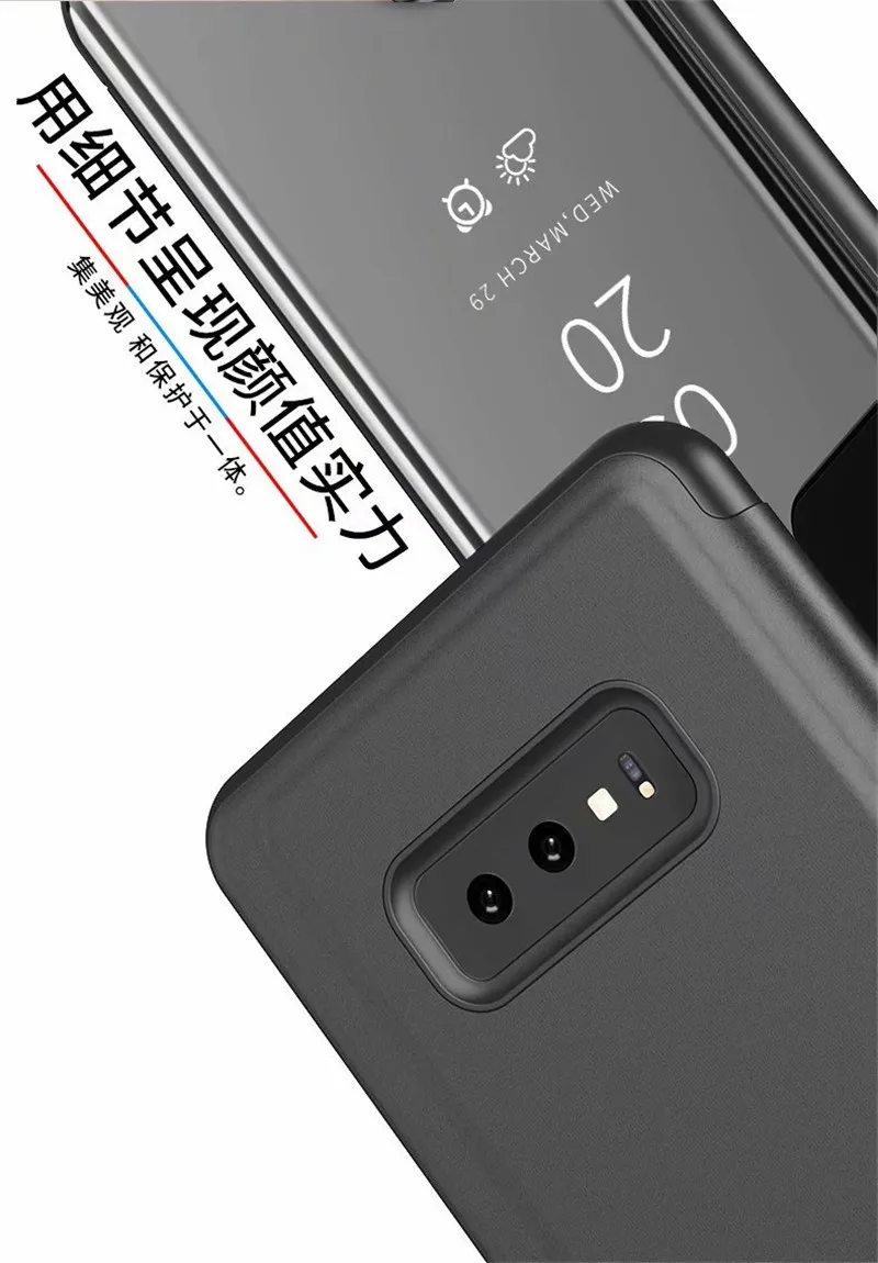 Чехол-книжка для sony Xperia 1, чехол 6,5 дюйма, зеркальный чехол, роскошный пластиковый чехол для телефона, чехол для sony Xperia 1