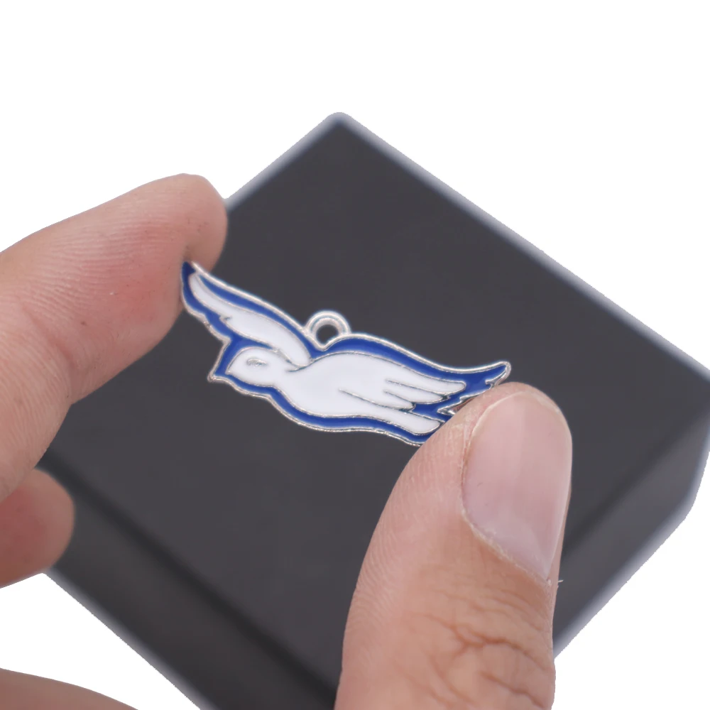 Двойной нос Новое поступление металлический сплав греческое братство Zeta Phi Beta Dove