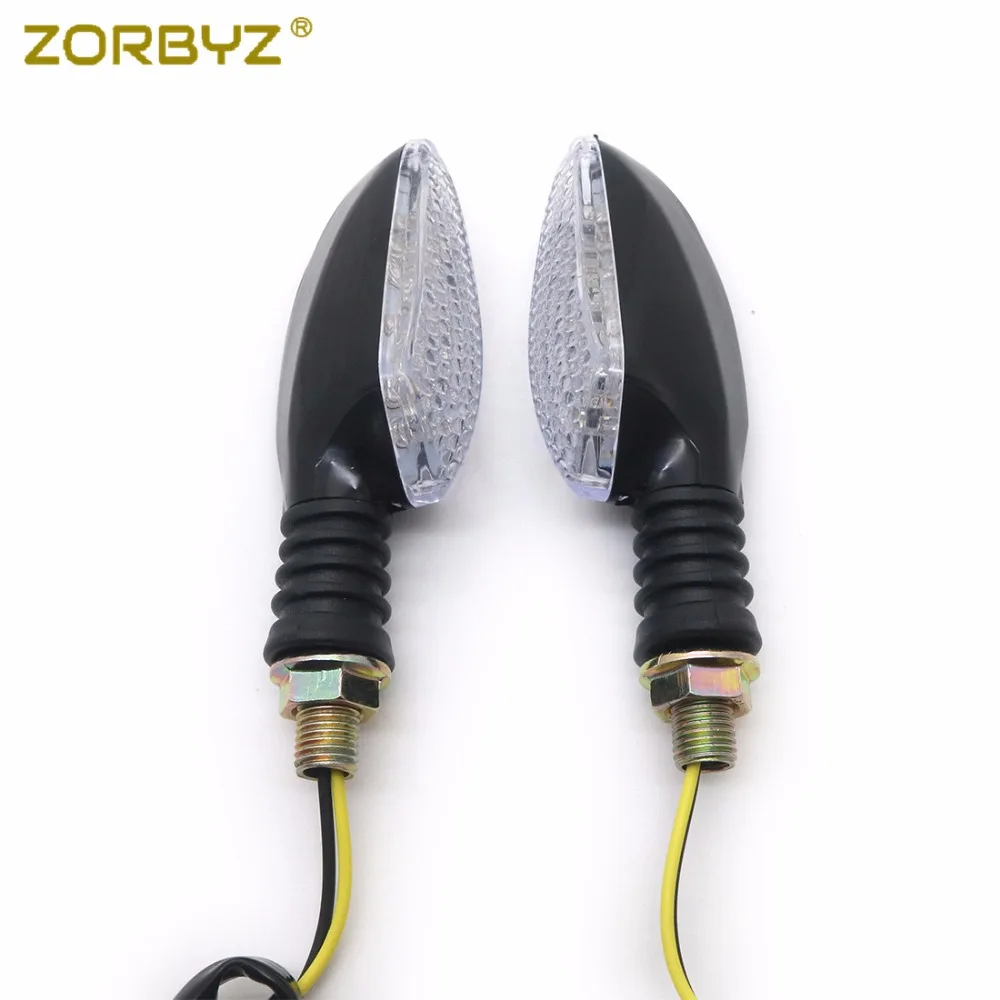 Зеленый светодиодный индикатор поворота ZORBYZ для мотоцикла Honda Yamaha Kawasaki KTM Sport Street