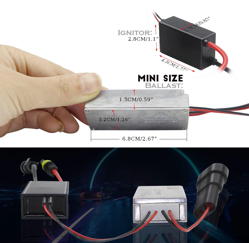 Buildreamen2 55 Вт Автомобиль AC HID Xenon Kit мини Canbus балласт головной светильник тумана светильник H1 H3 H7 H8 H9 H11 9005 HB3 9006 HB4 9012 881 12V