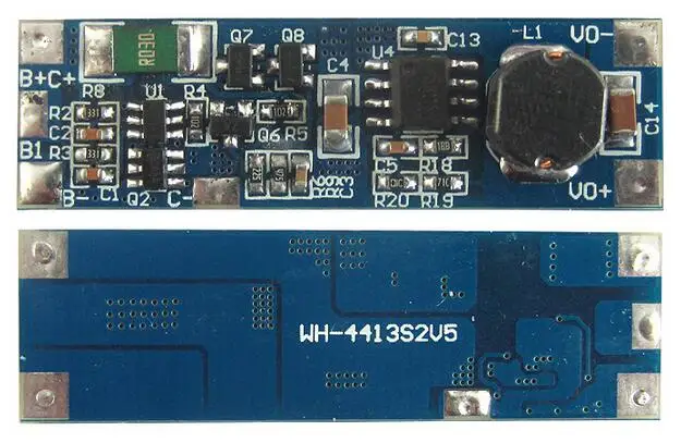 5 pcs lot free shipping 2 strings step-down lithium board |