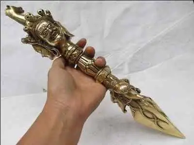 Тибетский буддизм бутик коллекция Чистая медь Дхарма-сосуд | Дом и сад